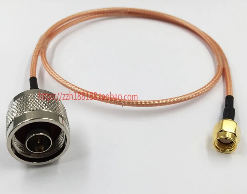 N rotation SMA male internal thread internal hole RG316 wire RPSMA-J/N-J RF signal cable10pcs