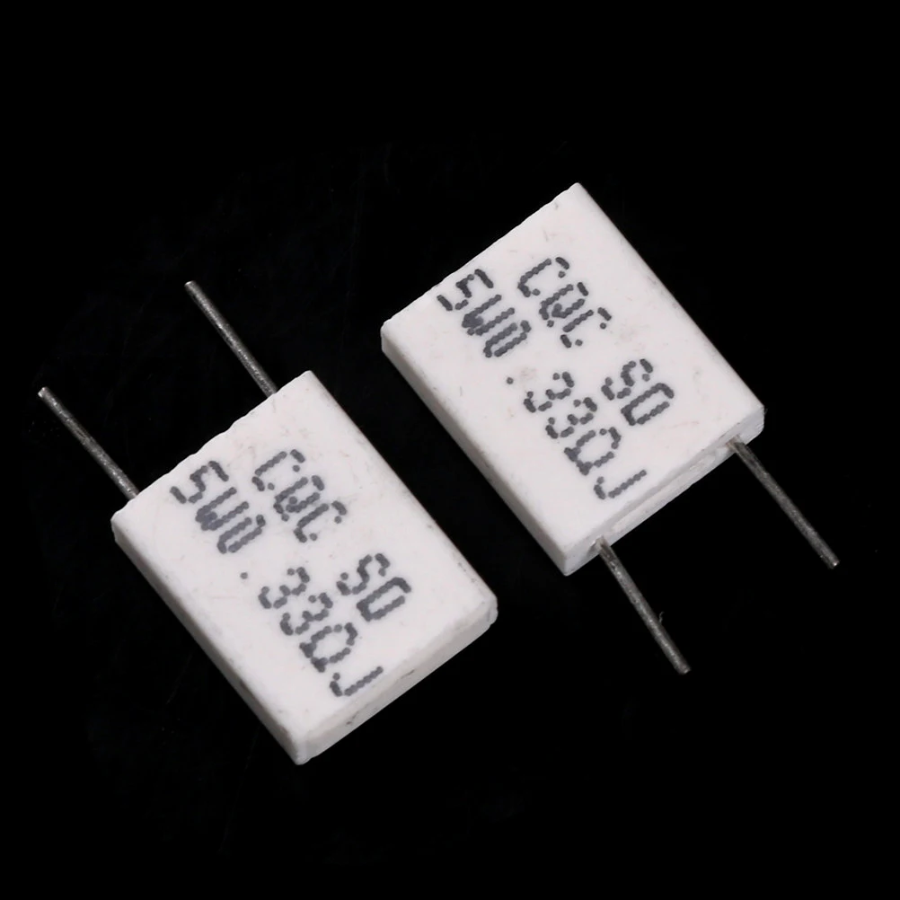 10 buah 5W 0,33 ohm Resistor semen Resistor keramik non-induktif BPR56/CQC