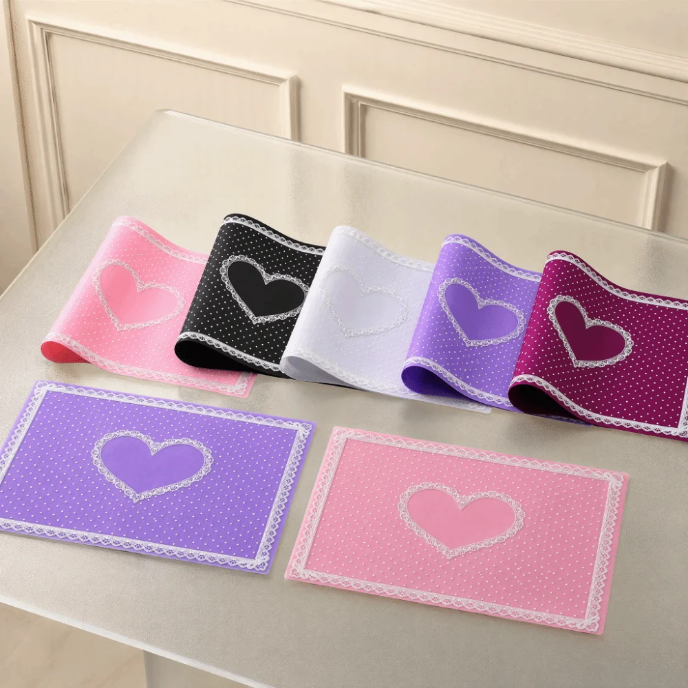 New Foldable Nail Art Mat Washable Anti-Slip Hand Pillow Pad Non-Slip Drainage Lace Design Nail Salon Cushion Nail Art Desk Use