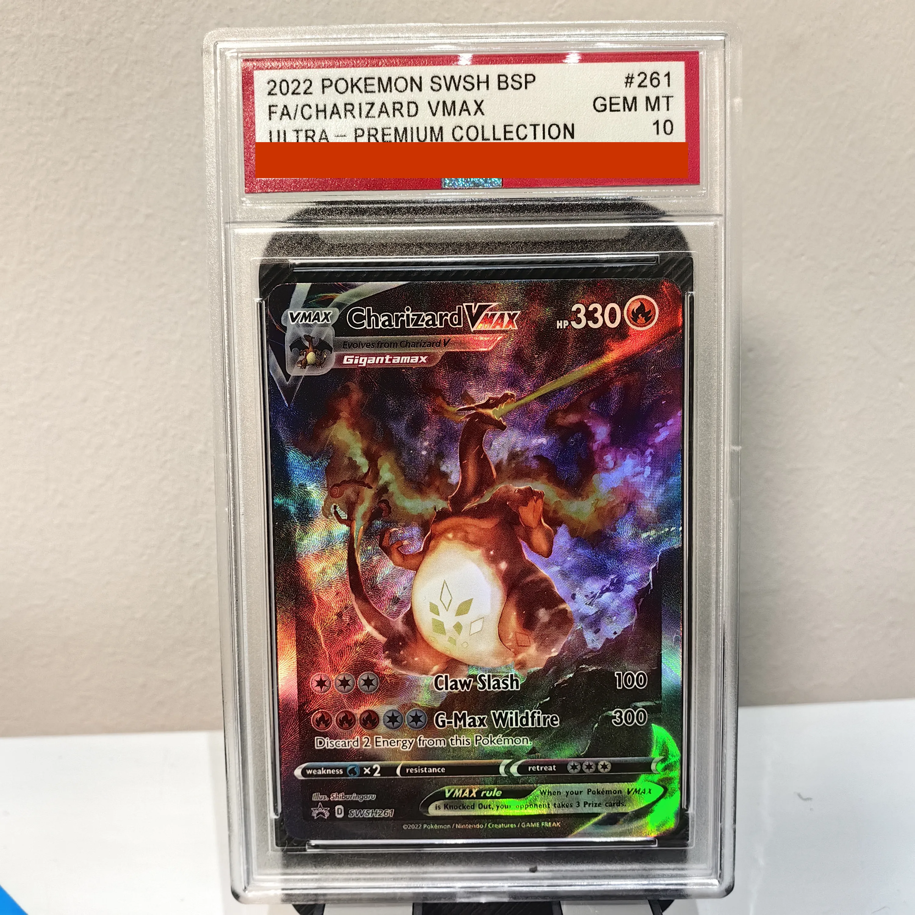 DIY TCG Collection Card Rating 2022 SWSH BRILLIANT STARS 154/172 Copy 10Points Rating  Anime Game  Gift Toy