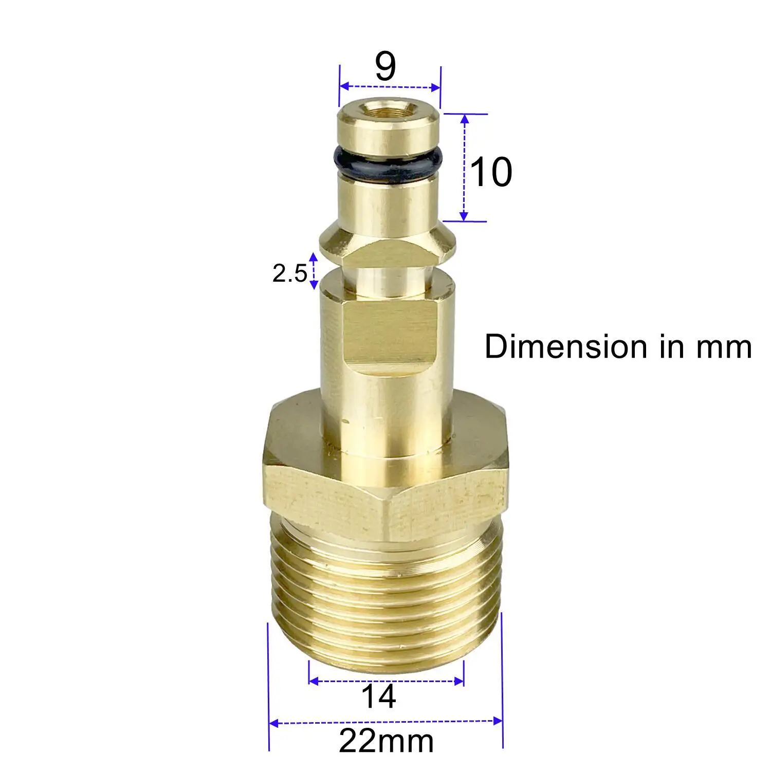 High Pressure Wash Gun Hose Adapter M22 Connector Converter Fitting for Karcher K-series K2 K3 K4 K5 K7 Pressure Washer