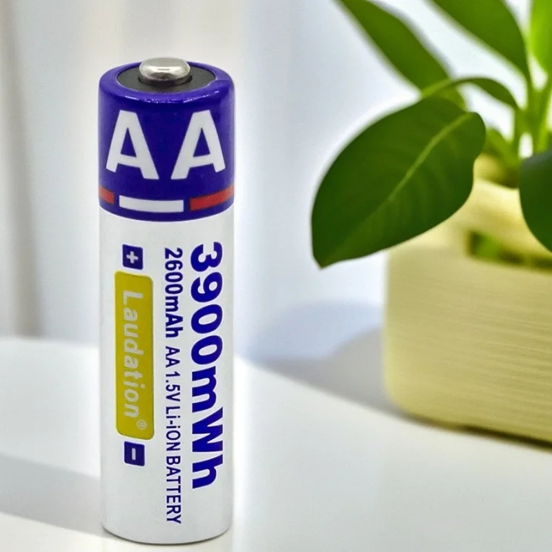 Литий-ионная аккумуляторная батарея типа C AAA 1,5 В 2600 мАч для беспроводной мыши, мультиметра, клавиатуры, радио, телефона, USB-зарядки + кабель