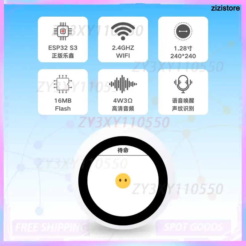 Ai Chatbot Companion Robot Toy With Esp32s3 Development Board Intelligent Desktop Decoration Educational Fun Robot