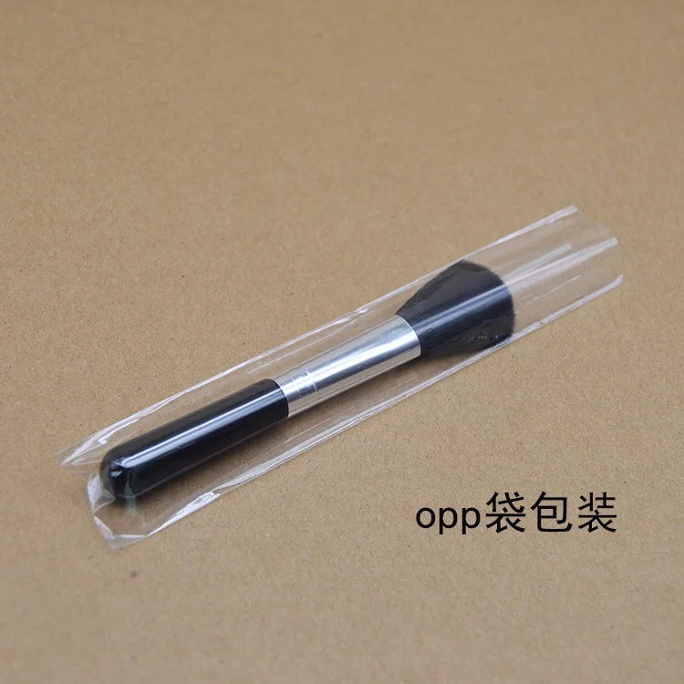 1pcs black blusher powder brush Short computer brush High gloss makeup brush Beauty tool foundation cosmetics beauty