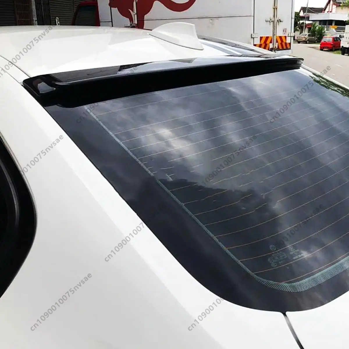 Rear Window Roof Car Spoiler Wing For BMW F30 F35 F80 320 325 330 High Quality ABS Black Window Cap Cover Trim Body Kits Tuning