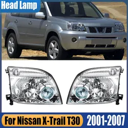 Headlamp For Nissan X-Trail XTrail T30 2001-2007 Car Accessories Front Bumper Headlight Head Lamp Auto Signal Lamp Driving Light