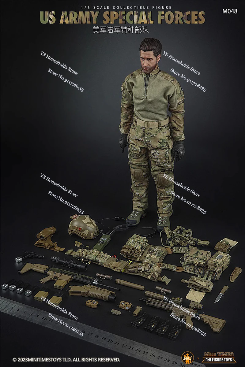 Minitimes brinquedos m048 m049 1/6 figura de ação das forças especiais do exército fãs militares dos eua colecionáveis 12 polegadas homem soldado modelo presentes