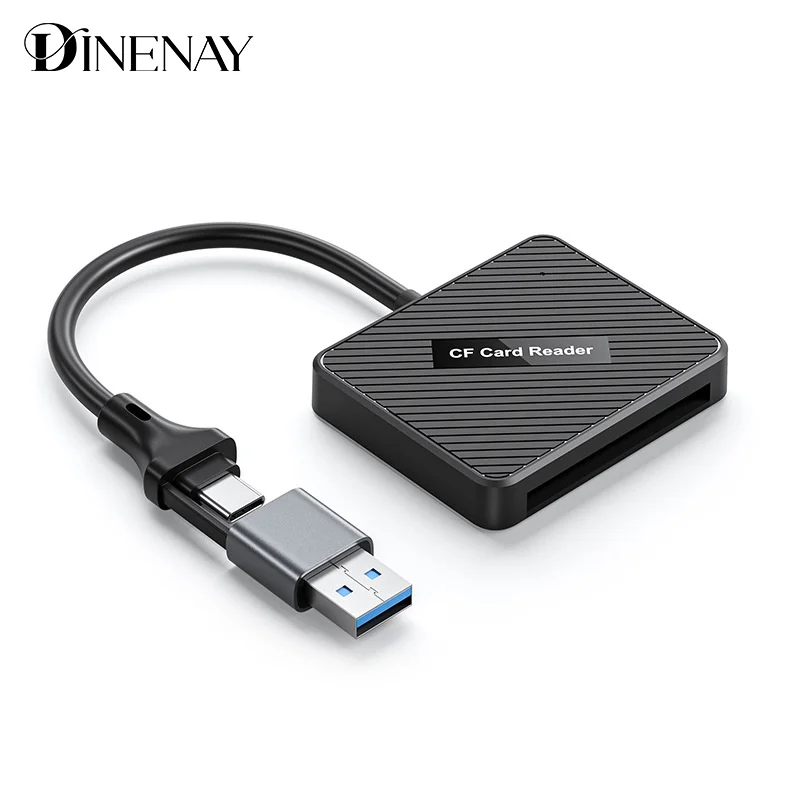 Picture 6: Type-C USB 2in1 CF Memory Card Reader For Laptop Computer Notebook PC Tablet Phone Camera CCD USB-C Converter Splitter