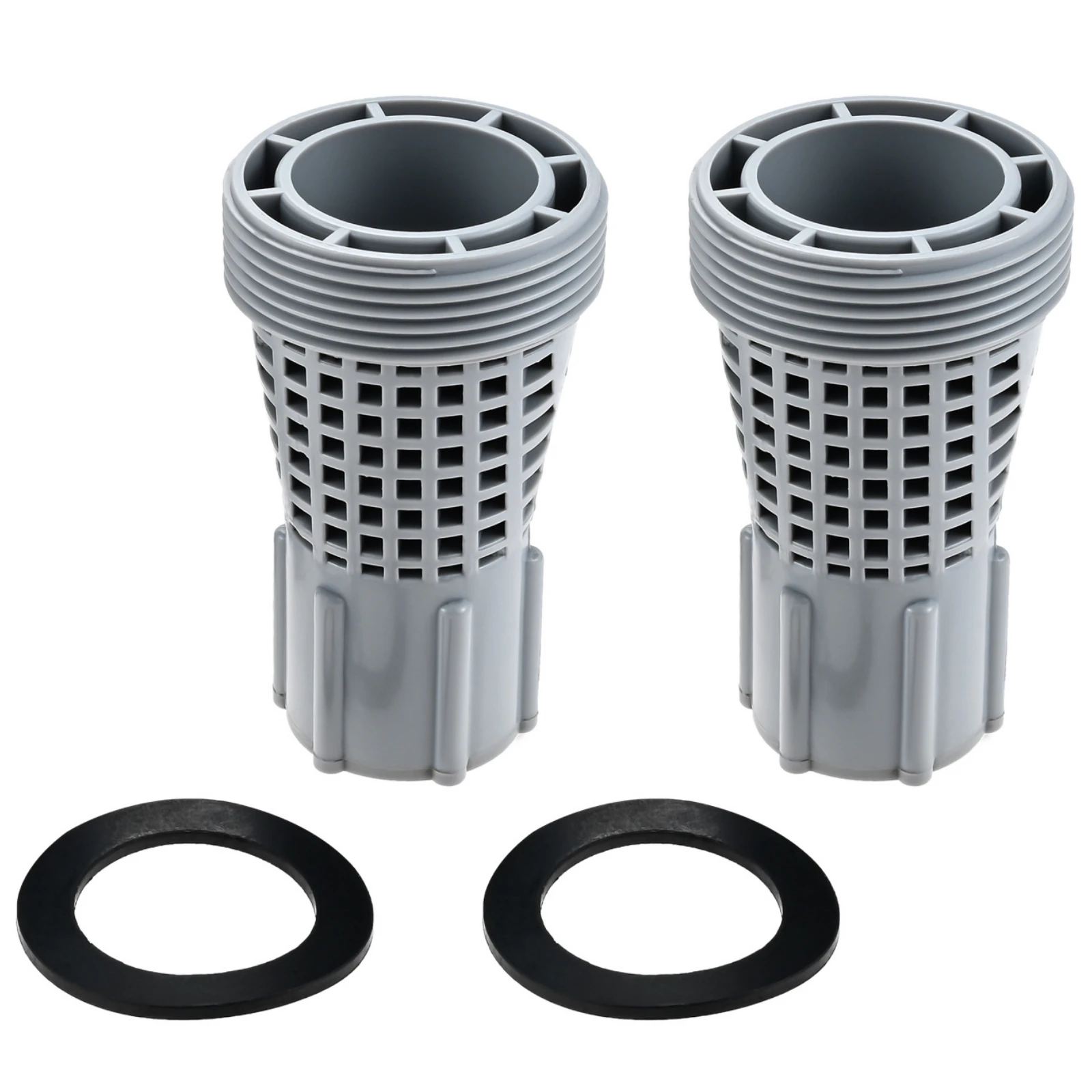 2pcs 4K8001 Long Sand Filter Adaptor Plastic Pool Long Filter Adapter with Gasket Kit for 58254 swimming pools SPA facilities