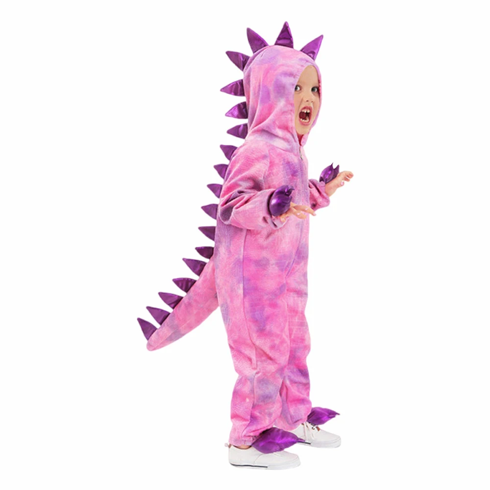 Halloween Performance Party Cosplay Set completo Costume da dinosauro per bambini Gioco di ruolo per animali preistorici Vestito a tema T Rex