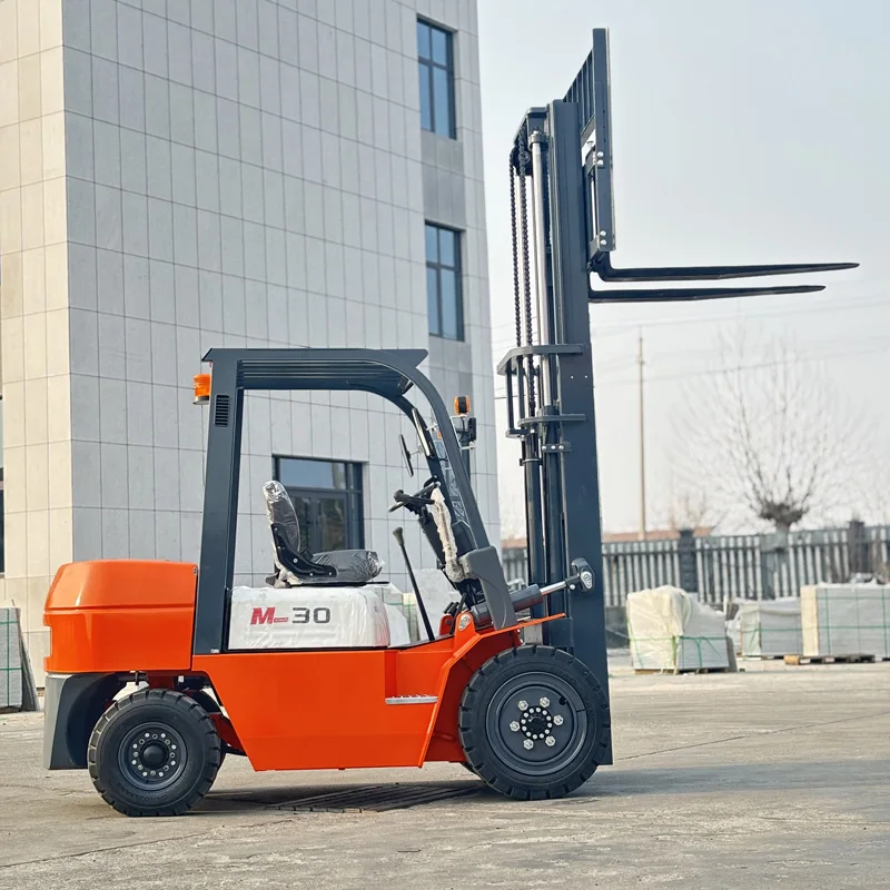 Low Cost Diesel Forklift 3-5 Ton 3000mm Lifting Height 1070x125x45mm Fork Reach Forklift Fork Positioner Side Shifter