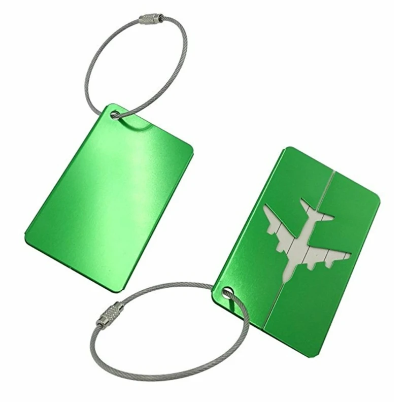 Portable Suitcase Label Baggage Identifier Backpack Tags and Name Address Card Dropship