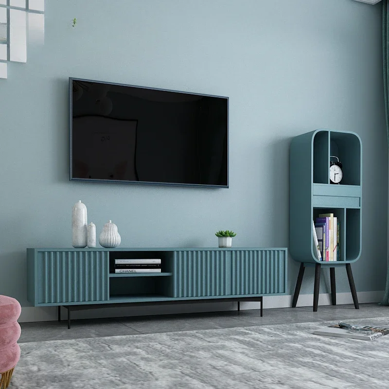 

Simple Modern Small Apartment Living Room TV Cabinet Side Cabinet Combination Floor Cabinet Minimalist Audio-Visual Low