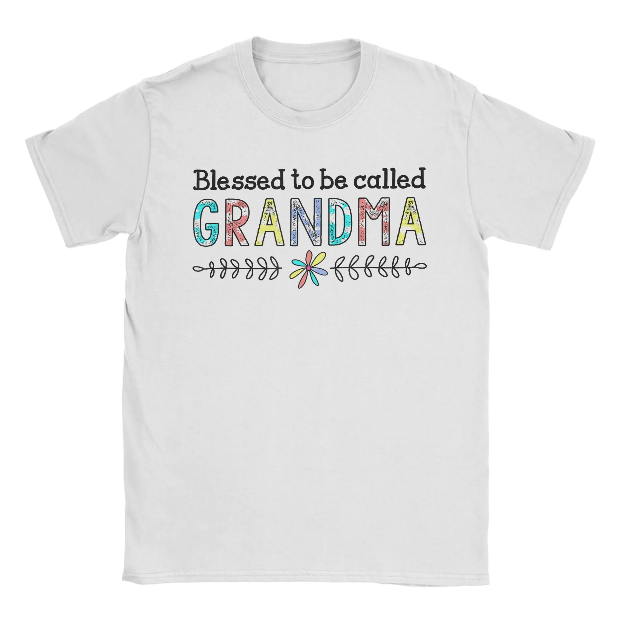 Grandma Blessed to Be Called Grandma T-Shirt Beach  Y2K Funny T Shirts Cotton Hip Hop Tshirt For Man Short-Sleeve Loose Tees