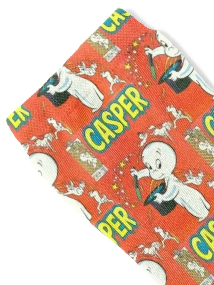 كاسبر - جوارب كوميدية عتيقة تشغيل هدايا رياضية مخصصة مضحكة جوارب مخصصة للرجال والنساء