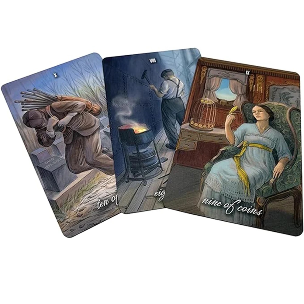 12x7cm Titanic Divination Tarot 78-card deck  for Beginners with Guide Book