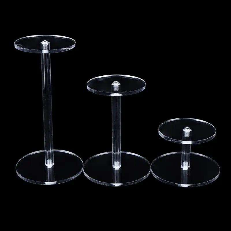 1Pcs Transparent Frame Round Jewelry Display Stand Acrylic Clear Bracelet Organizer Shelf Jewelry Storage Rack