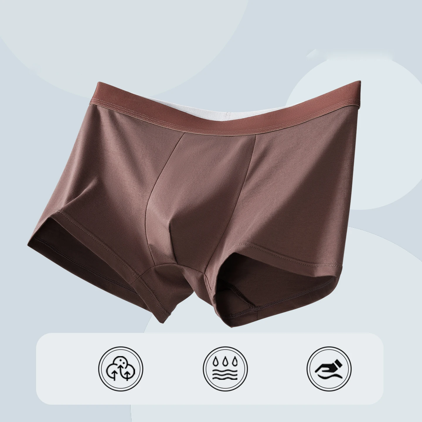 3pcs/lot Cotton Man Underwear Boxers Comfortable Antibacterial Men's Under Panties Body Fitting Male Undershorts Trunks