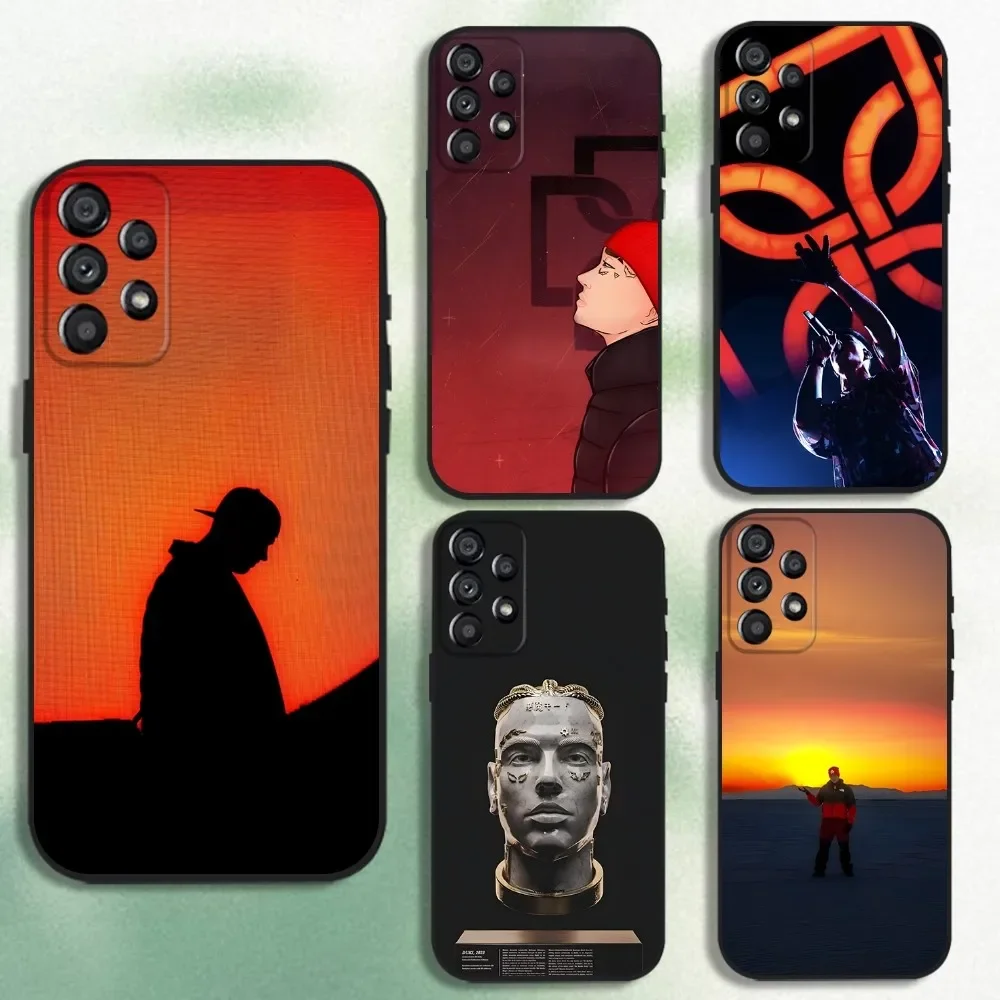 

Duki Rapper Phone Case For Samsung Galaxy A20,A21s,A22,A31,A32,A52,A53,A72,73,A80 Soft Black Cover