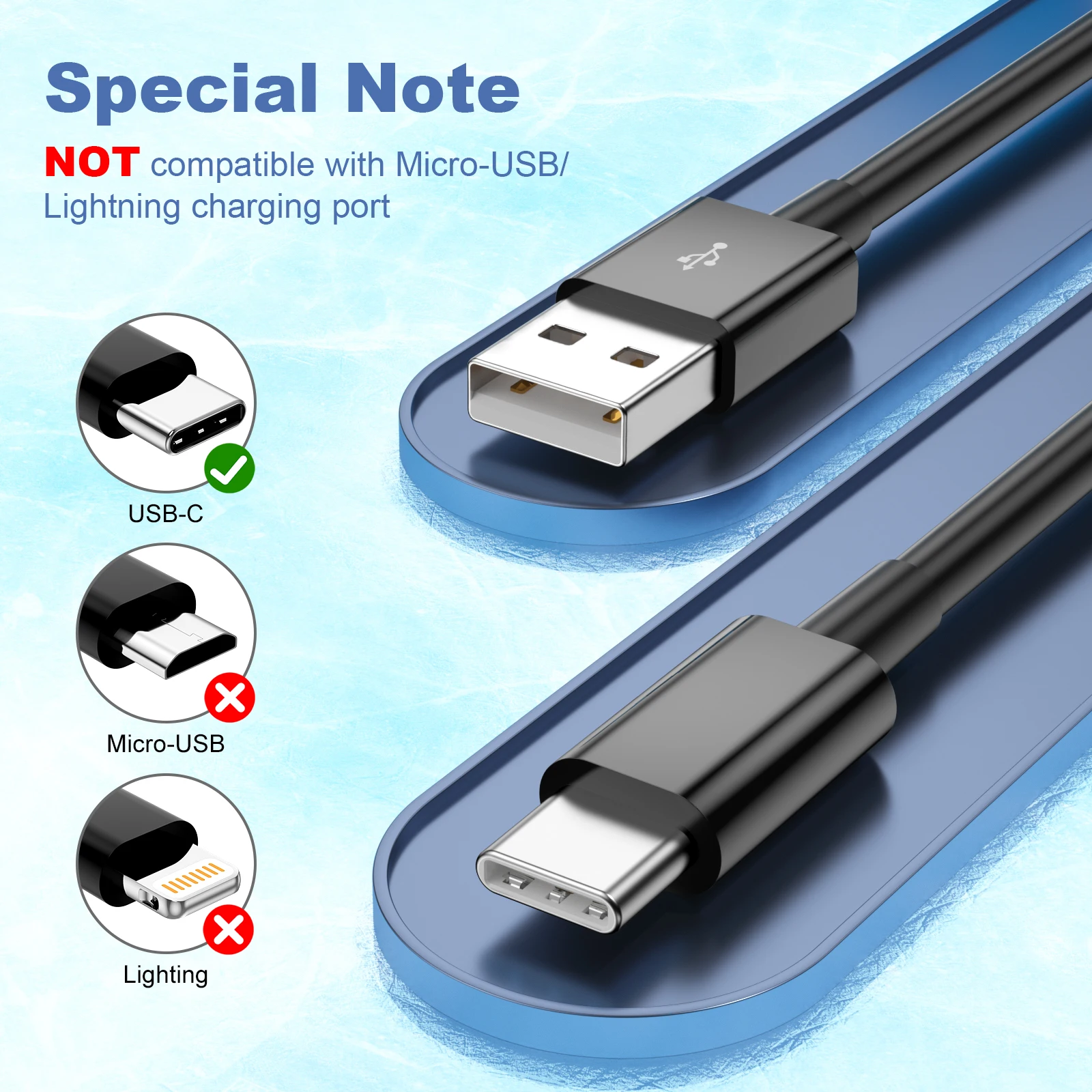ANSEIP Type C USB Super Fast Charge Cable For Huawei P50 P40 Xiaomi iPhone 17 16 15 iPad Pro Android Charger Cord Black White
