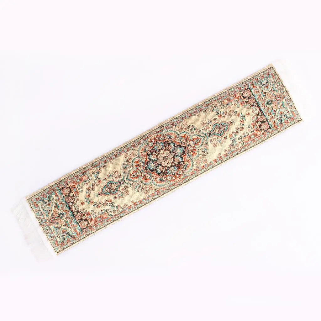 Dollhouse Rug Miniature Carpet Silk Mat 1 12 Scale Doll Furniture Covering for Miniature House Display