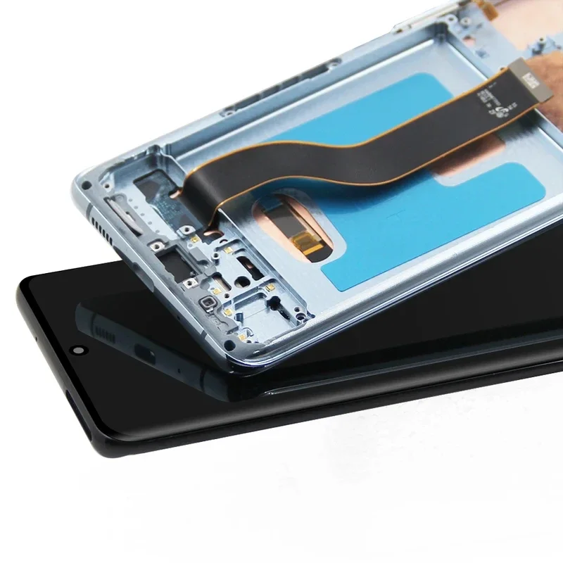 Imagem -05 - Tela Oled para Samsung Galaxy S20 Plus G985 G985f 5g Lcd com Moldura Tela Sensível ao Toque Montagem Digitalizadora Novo