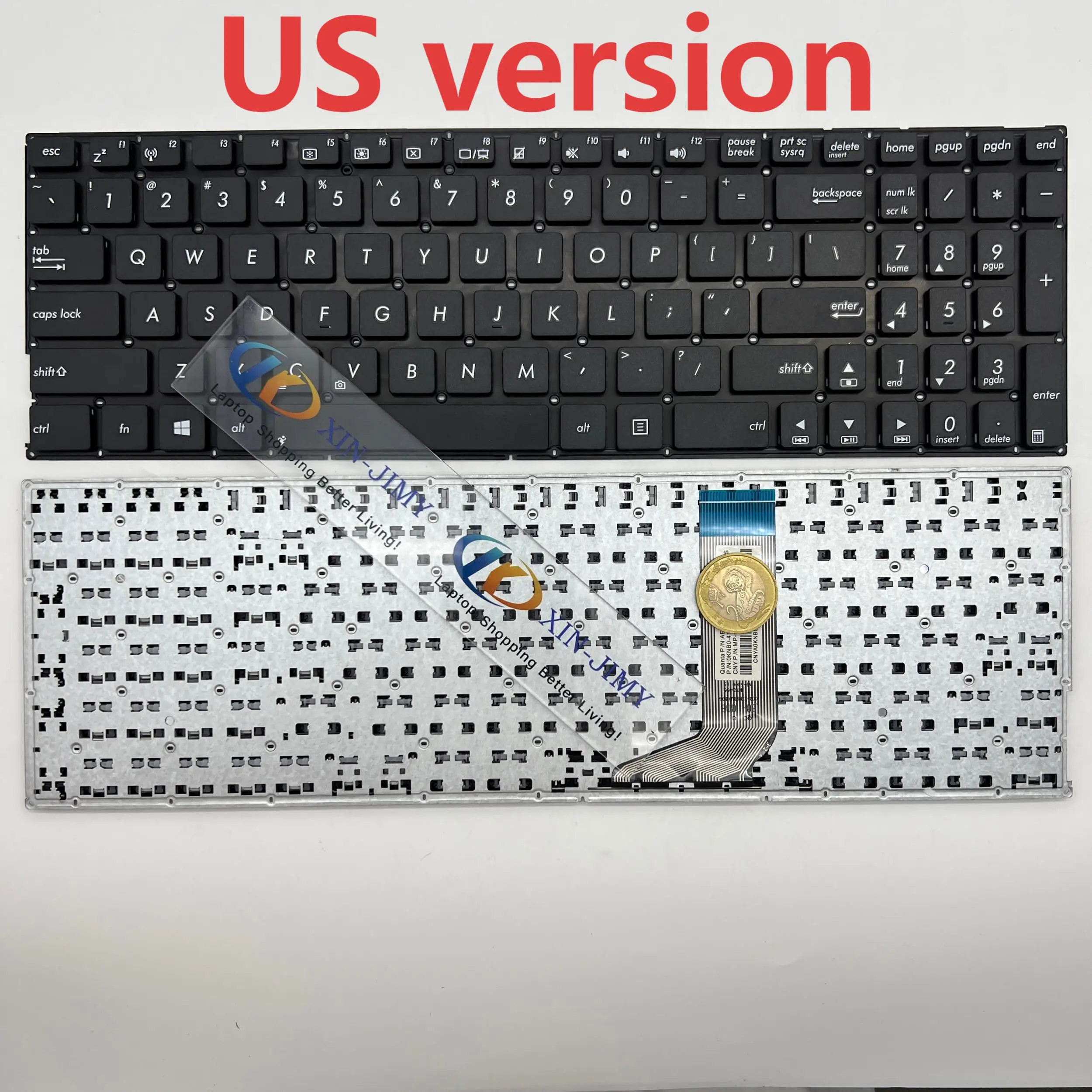 X556 US/SP Laptop Keyboard For ASUS X556 X556U X556UA X556UB X556UF K556 K556UJ K556UV A556UQ F556U X756UJ X756UQ X756UV English