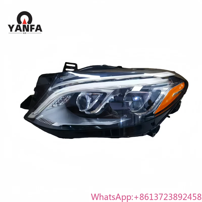 For For Mercedes-benz GLE AMG W166 Headlight 2015-2019 Original Headlamp GLE320 350d 250d 400 450 300d GLE63 43 USA Geometric Li