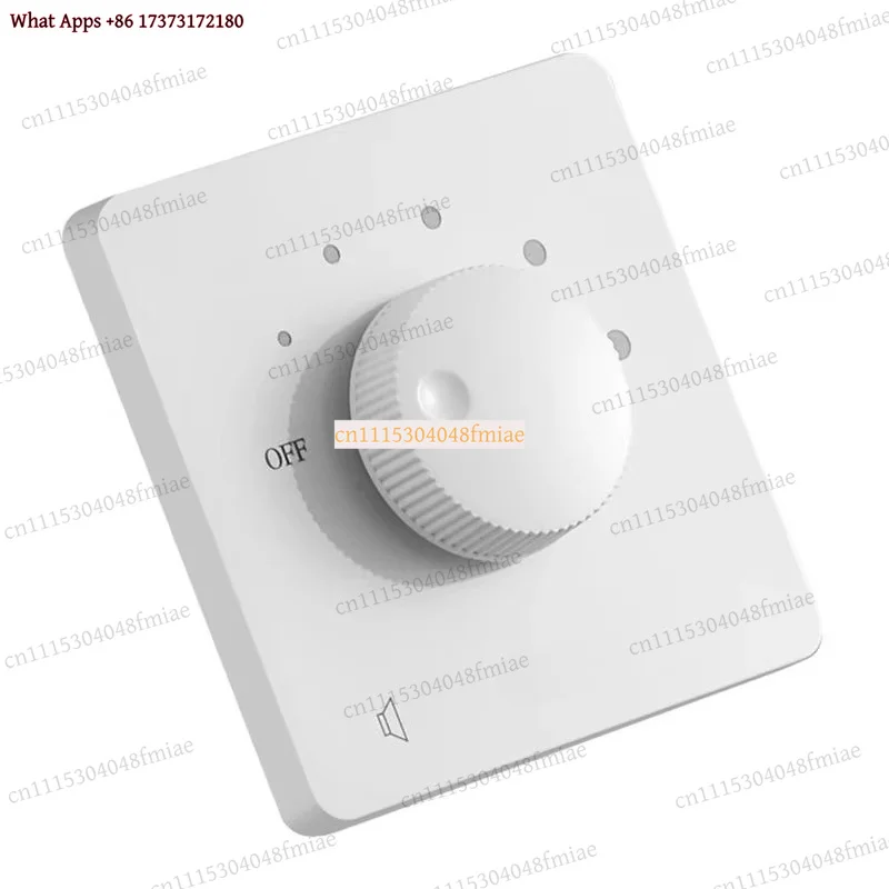 5 Gears Tuning Knob 50W Volume Control Controller for Home Speakers Professional Safety White