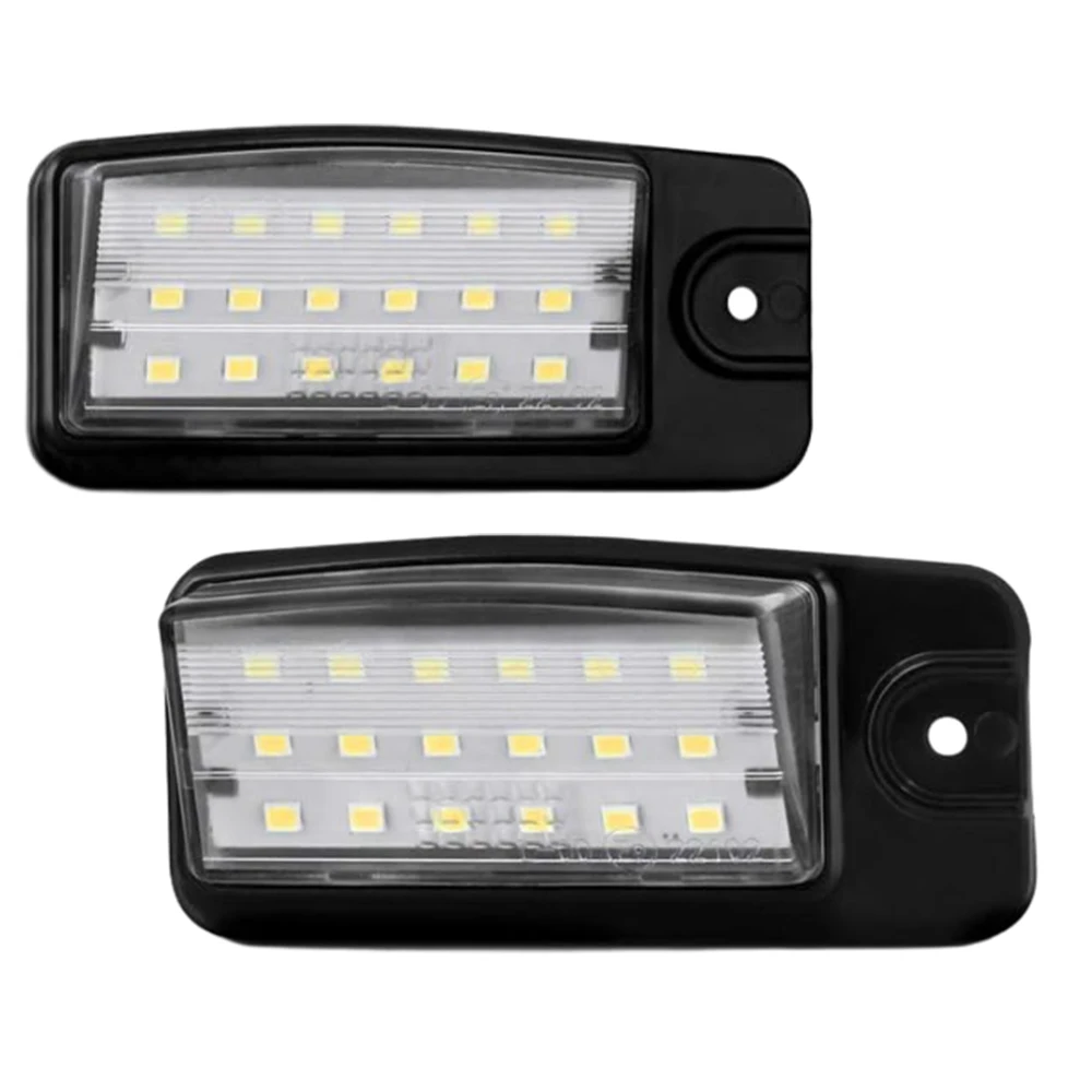 

12V 2Pcs Car LED License Plate Lights For Nissan Infiniti 265108990B 265108991D 26510AR00A 26510-8J000 26510-AR00A Xenon White