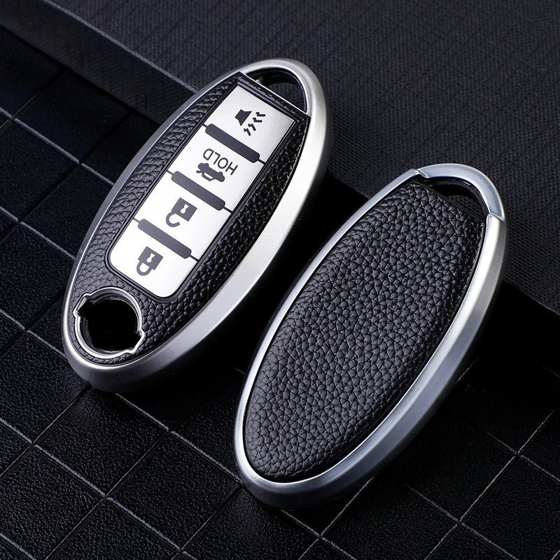 

Car Key Case for Nissan Qashqai J11 J10 Patrol Sentra Infiniti Q50 Juke Tiida X-Trail T32 T31 Kicks Murano Versa Car Accessories