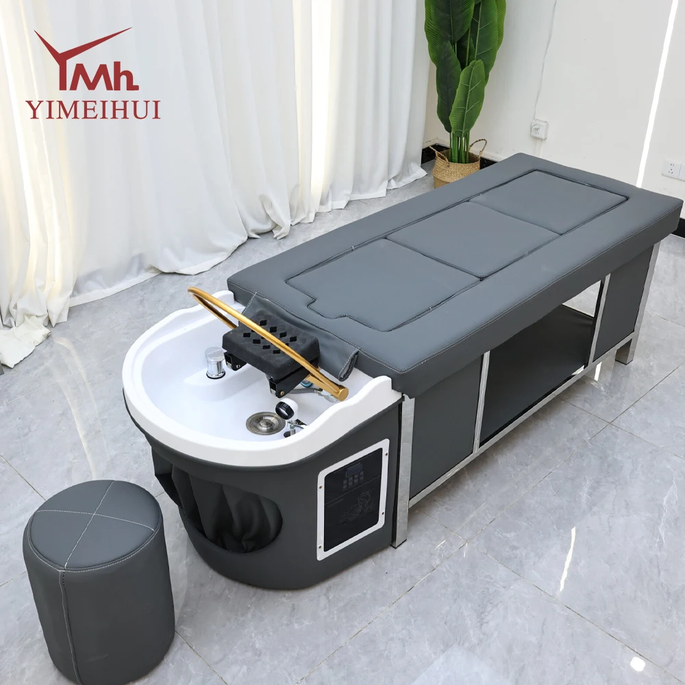Thai Shampoo Bed Massage Steam Water Circulation Acupuncture Hair Washing Salon Equipment 3