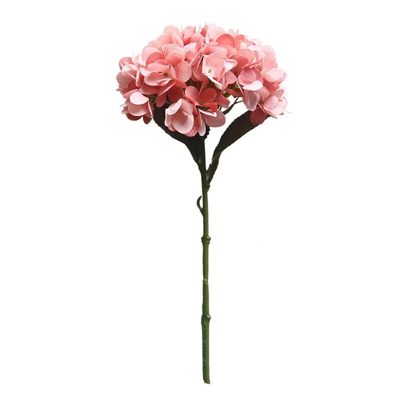 35CM Macaron Artificial Hydrangea Simulation Flower INS Wind Plant Bonsai Simulation Wedding Decoration Flower Wall Rose