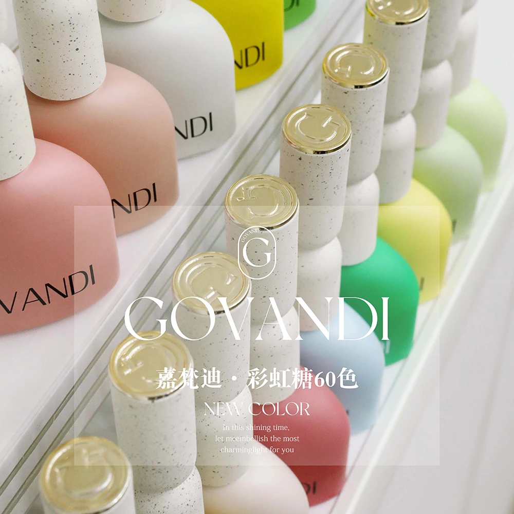 60 kleuren Koreaanse stijl Loverly Macaron Gel Polish Set 15 ml UV Gel Emaille Manicure Salon Losweken Nagellak Kit met kleurenkaart