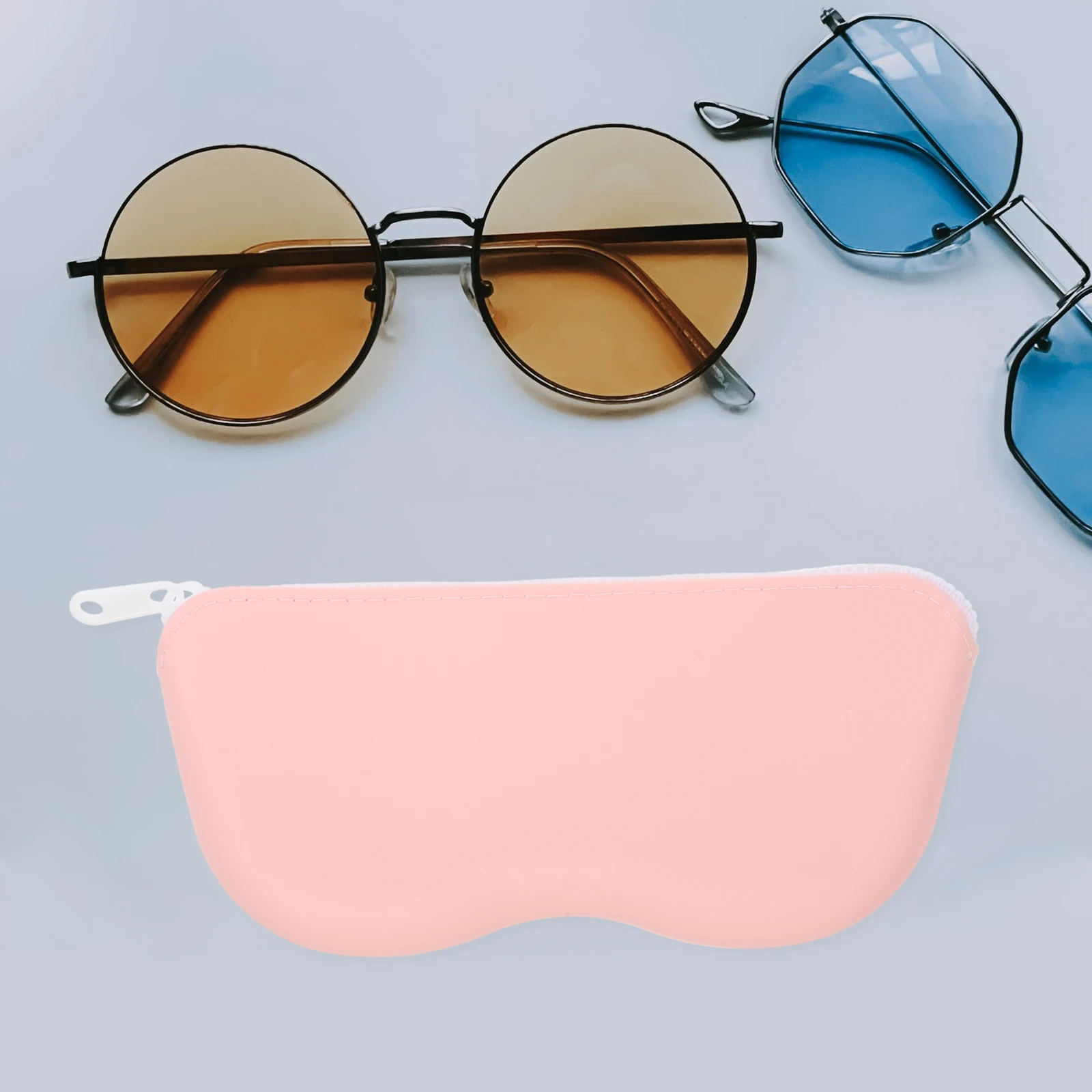 

Eyeglass Cases Silicone Travel Holder Sunglasses Case Bag Reading Glasses Storage Portable Eyeglass Cases For Women Eyewear