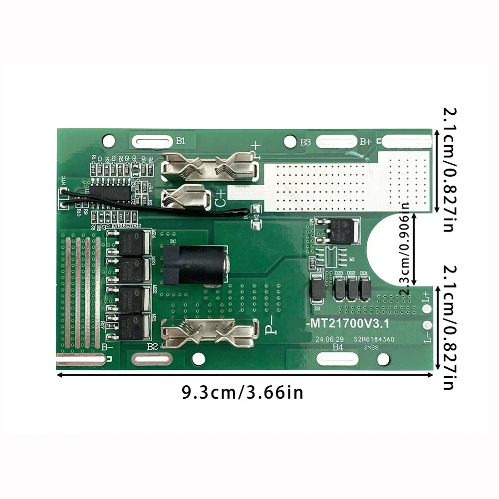 10X21700 Li-ion Battery Case Box Protection Circuit Board PCB for Lomvum Zhipu Hongsong Jingmi No Original For Makita Battery