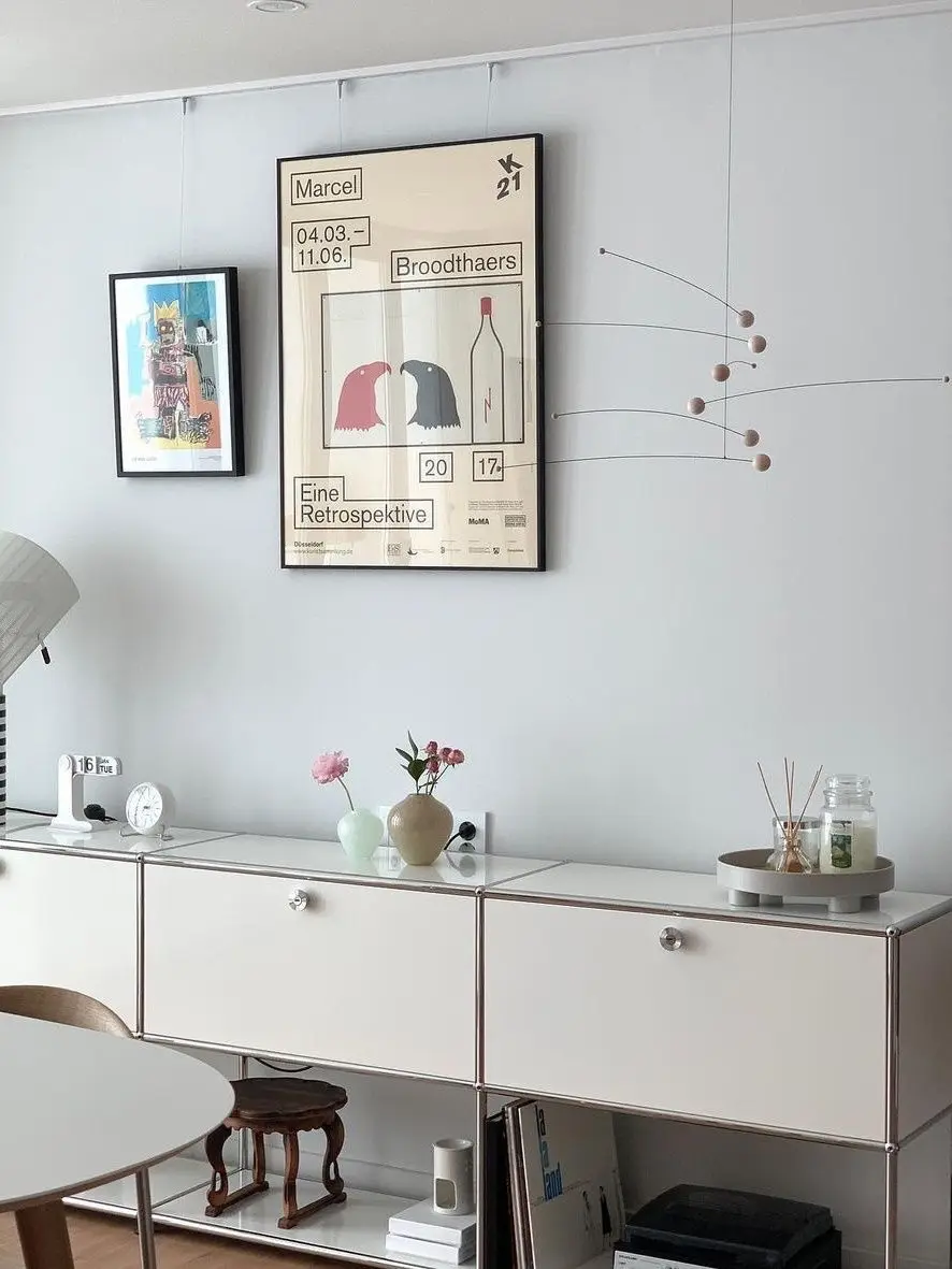 Modern Living Room Cabinet Modular Sideboard Storage Cabinets Combination TV Stand for Customizable Steel Frame Wood Furniture