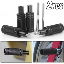 Motorcycle Headlight Mount Holders Adjustable Fender Bracket Post Support Base M8 M6 Screw Fog Light Mounting Stand Accessories