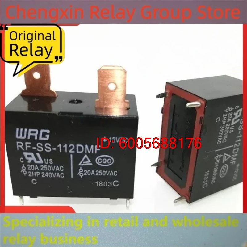 10pcs/lot RF-SS-112DMF 12VDC 4pins 20A 25A  Special relay for air conditioning and water heater