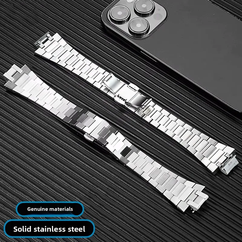 AI6008 Quick Release Strap Bracelet For Maurice Lacroix AIKON AI6008 AI6007 AI6038 AI6058 AI1108 Metal Stainless Steel WatchBand