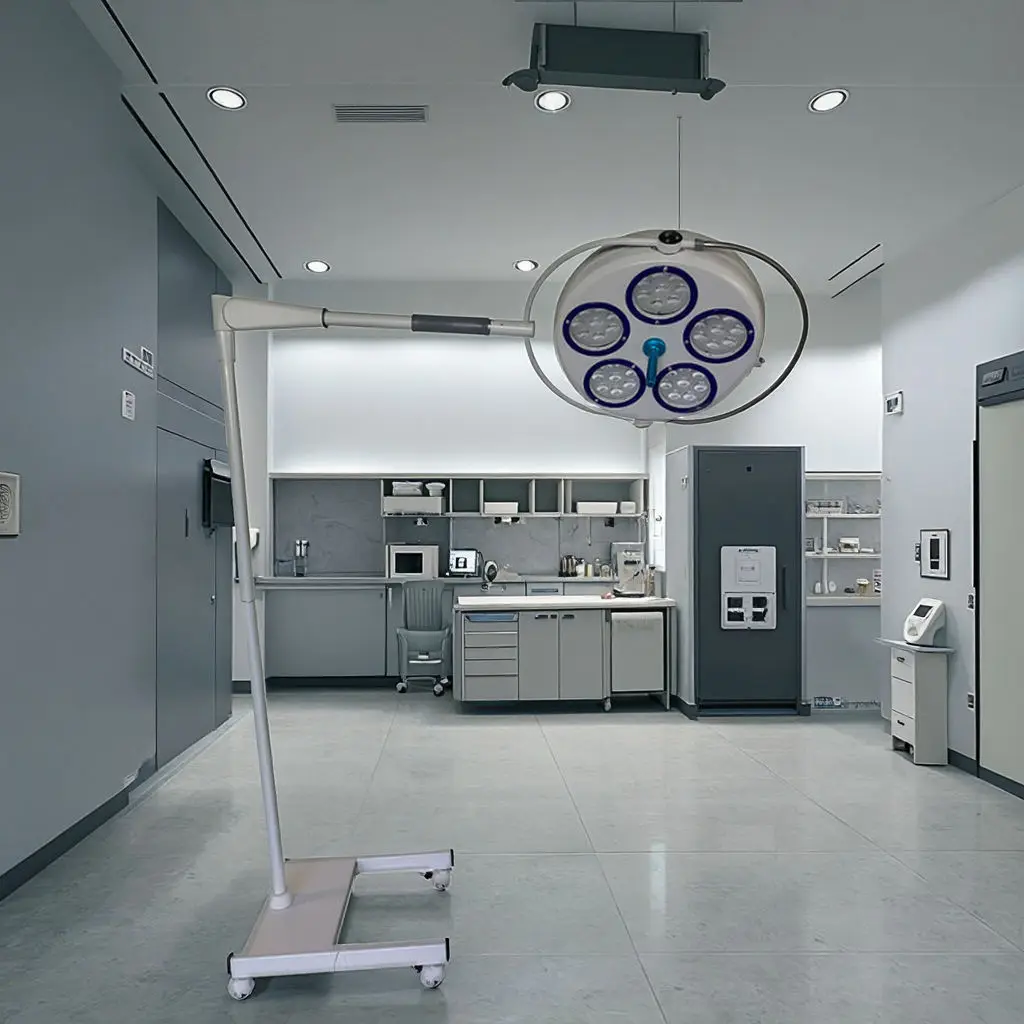 LED Operating Lamp for Veterinary Medical Outpatient Examination Electric Power Source for Surgical Use in Operating Room