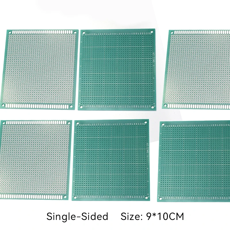 2PCS  Single-Sided PCB Board 9x10cm 2.54mm Pitch Versatile Circuit Board for Electronics Projects Universal