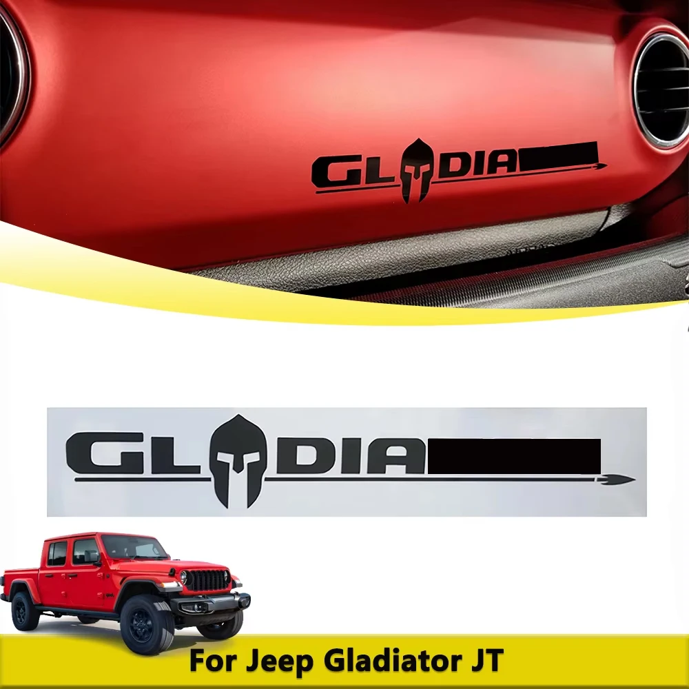 

Car Body Sticker Graphics Vinyl Film For Jeep Gladiator JT 2018-2025 Emblem Logo Letter Decal Car Styling Decoration Accessories