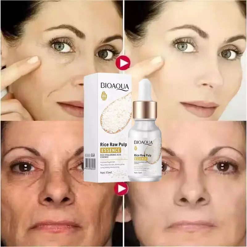 

White Rice Collagen Anti-Aging Serum Anti-Wrinkle Brightening Essence Rejuvenate Skin Instant Smoothing Repair Instant Wrinkle