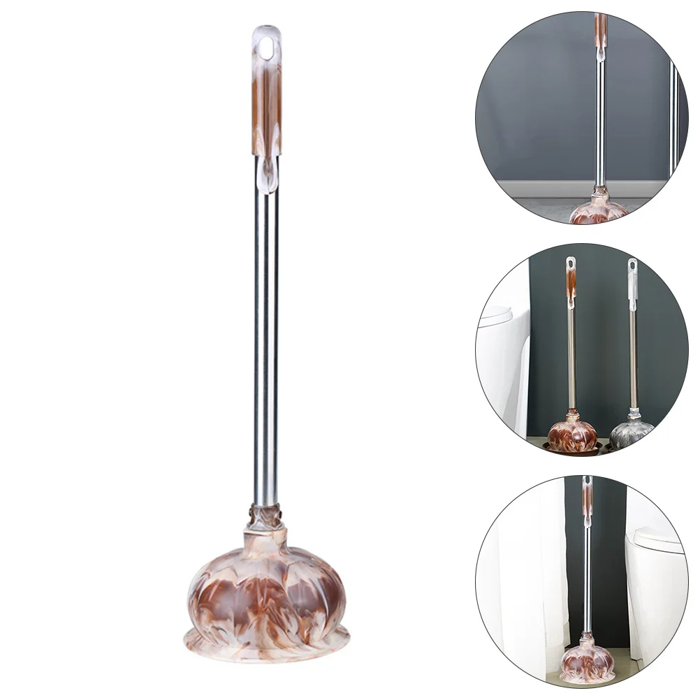 

1Pcs Closestool Toilet Cleaner Plunger Bathroom Plug Cleaning Tool Suction Long Handle Sink Unclog Multi-Purpose Drain