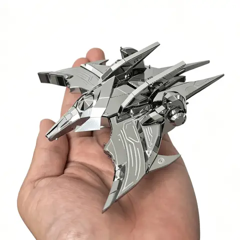 3D Metal Puzzle Phoenix fighter jet model DIY 3D Laser Cut Assemble Jigsaw Toys Desktop decoration GIFT For Audit