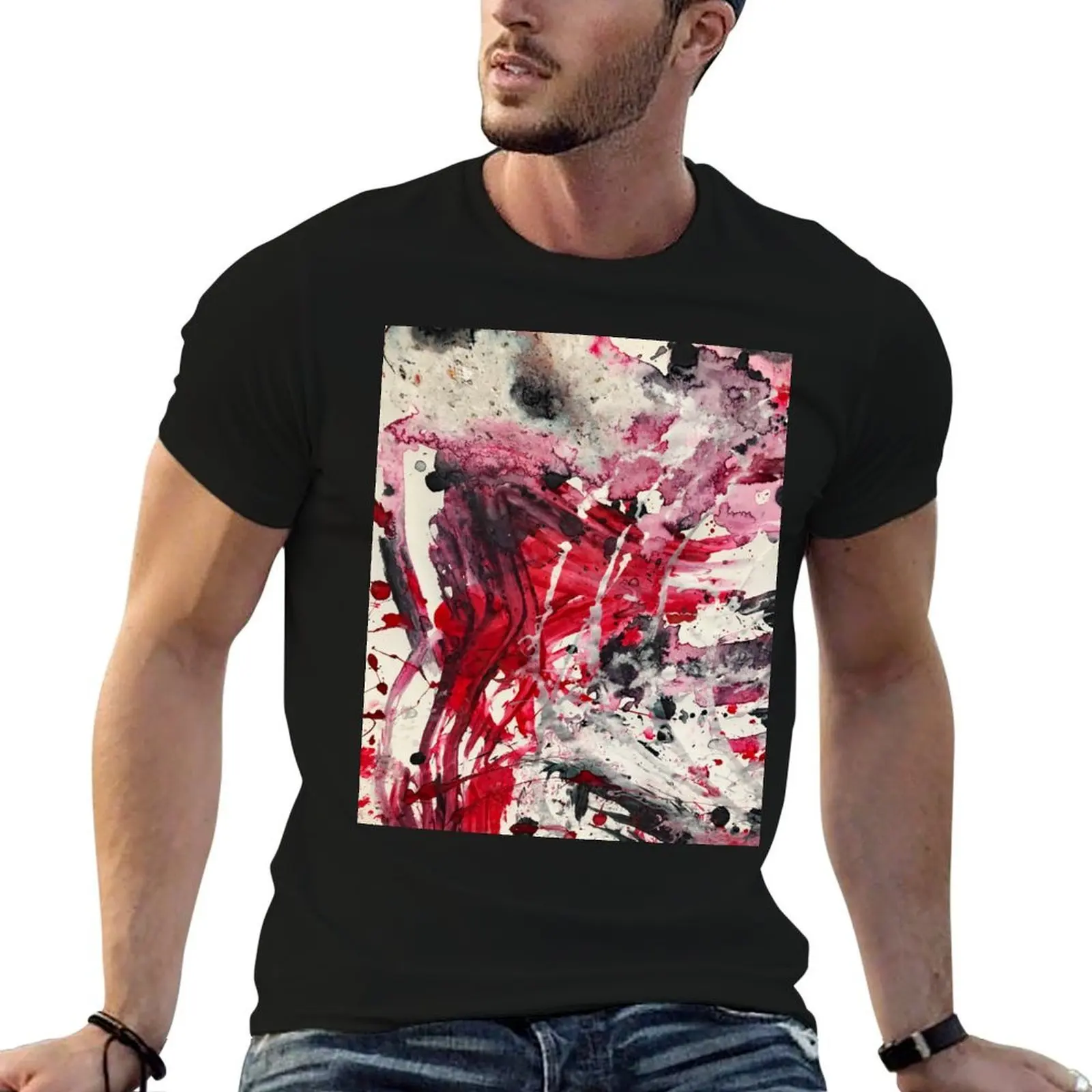 

Abstract Paint T-Shirt funny t shirts dark humor g man t shirts for men printed t shirts for man T-Shirt
