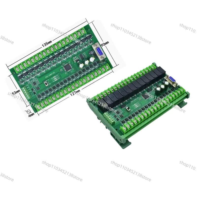 

PLC Industrial Control Board Programming Controller FX2N-30MR FX2N-30MT with 485 Analog