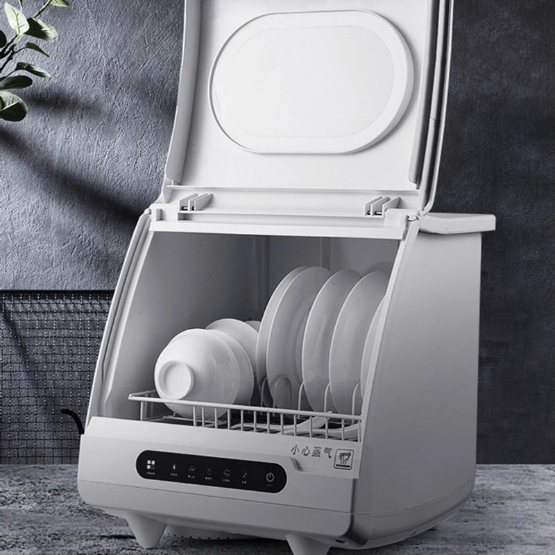 Lavastoviglie da tavolo Mini lavastoviglie portatili intelligenti da banco automatico in acciaio inossidabile per la casa