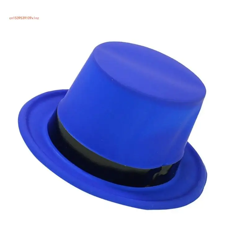 Stylish Fluorescent Tall Hat with Shining Color for Various Occasion Theme Event Party Gathering Dressingup Club Hat